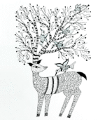 Deer Gond Art