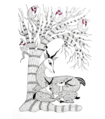 Deer Gond Art