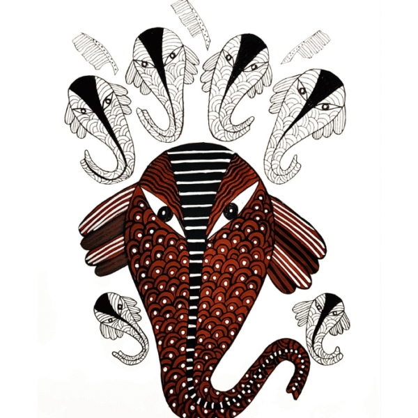 Gond Ganpati Art