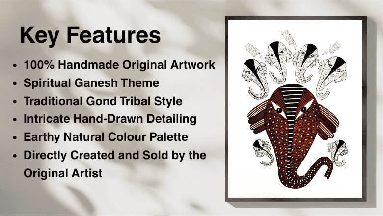 Gond Ganpati Art