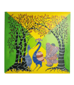 peacocks-in-jungle-gond-art-large-tribal-peacock-painting