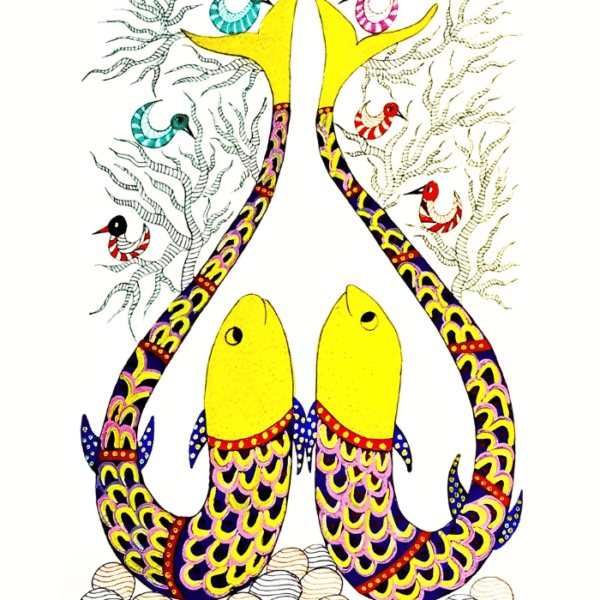 Gond Fish Art