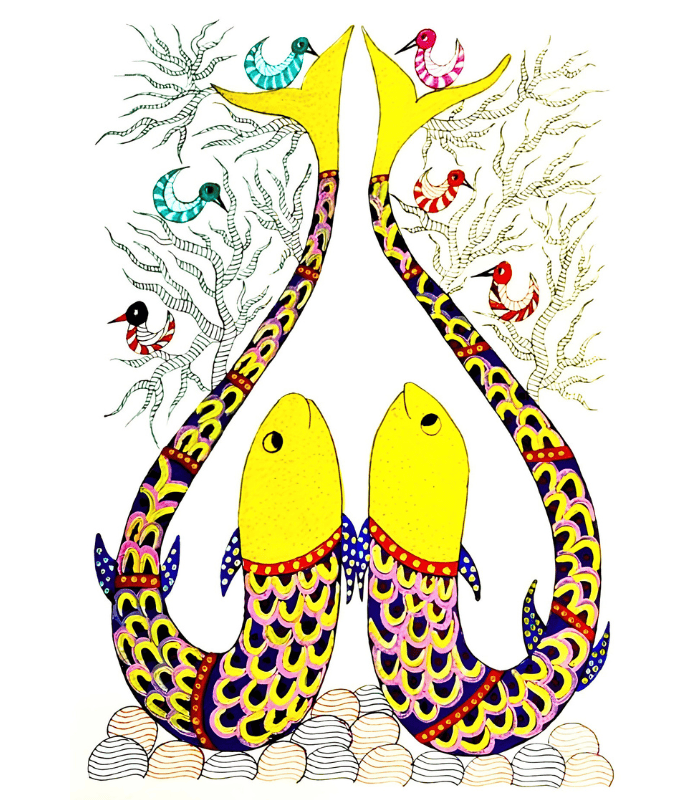 Gond Fish Art
