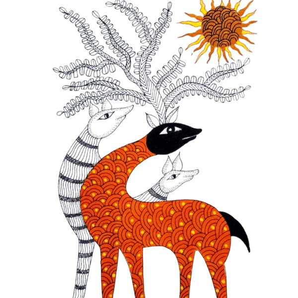 Deer Gond ArtDeer Gond Art