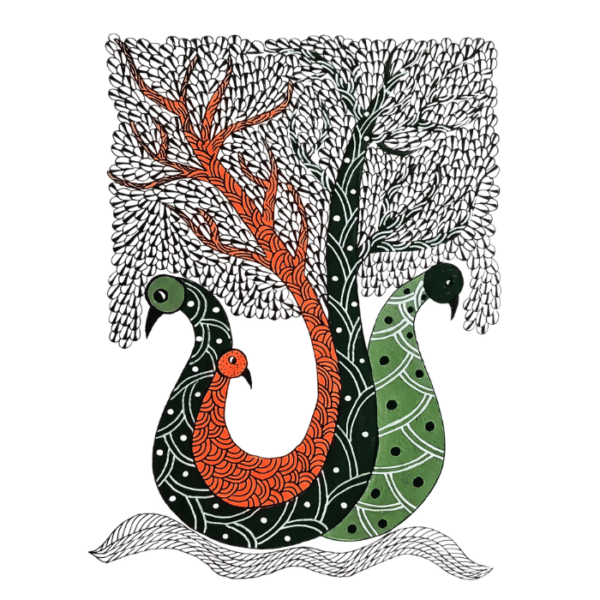 Peacock Gond Art