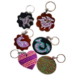 handmade-gond-art-wooden-keyring-set-of-6