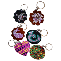 handmade-gond-art-wooden-keyring-set-of-6